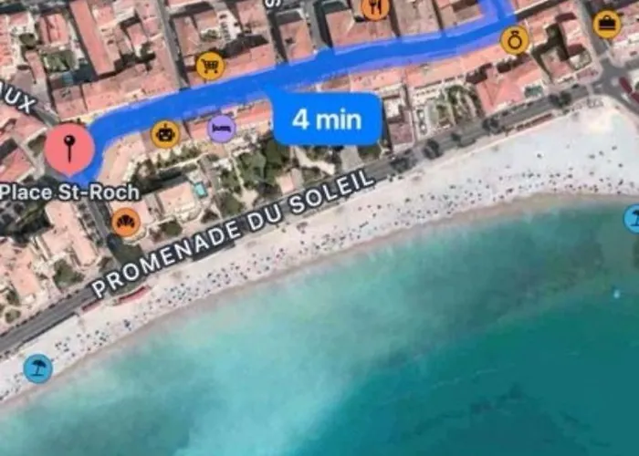 Sublime T2/ Cosy/ Clim/ Parking/plage Apartamento